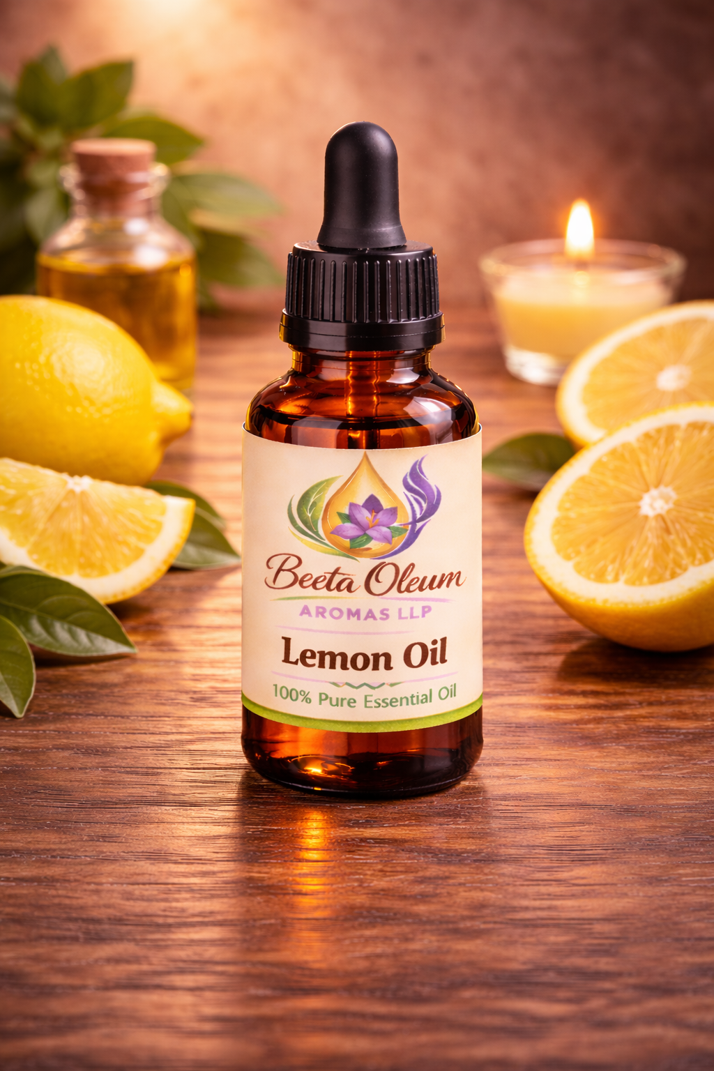 Lemon Oil Bottle